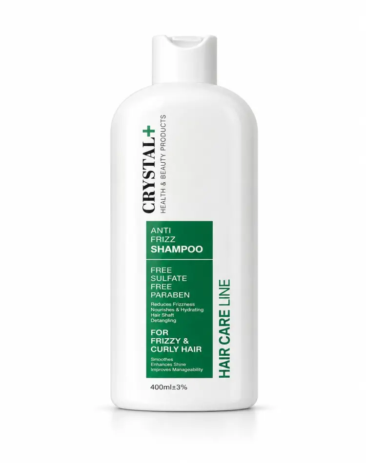 شامپو تقویت‌کننده و ضد وز مو کریستال مدل Hair Care Line حجم ۴۰۰ میلی‌لیتر
